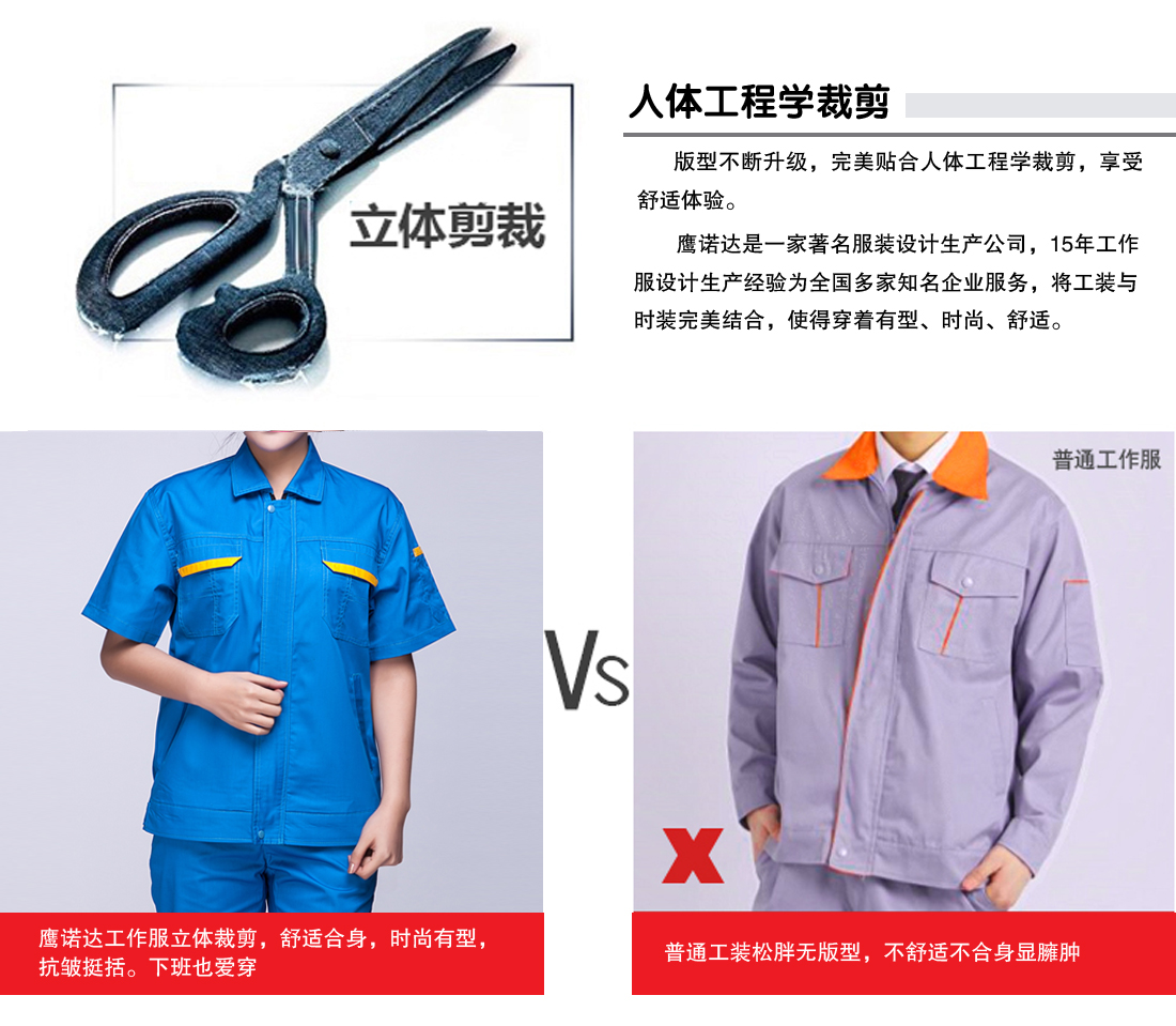 翠兰色夏季工作服AD01-1-XJ(图27)